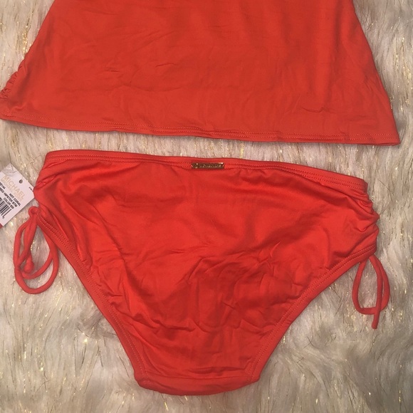 NWT Michael Kors Orange bandini 2 Pc swimsuit - Picture 7 of 8